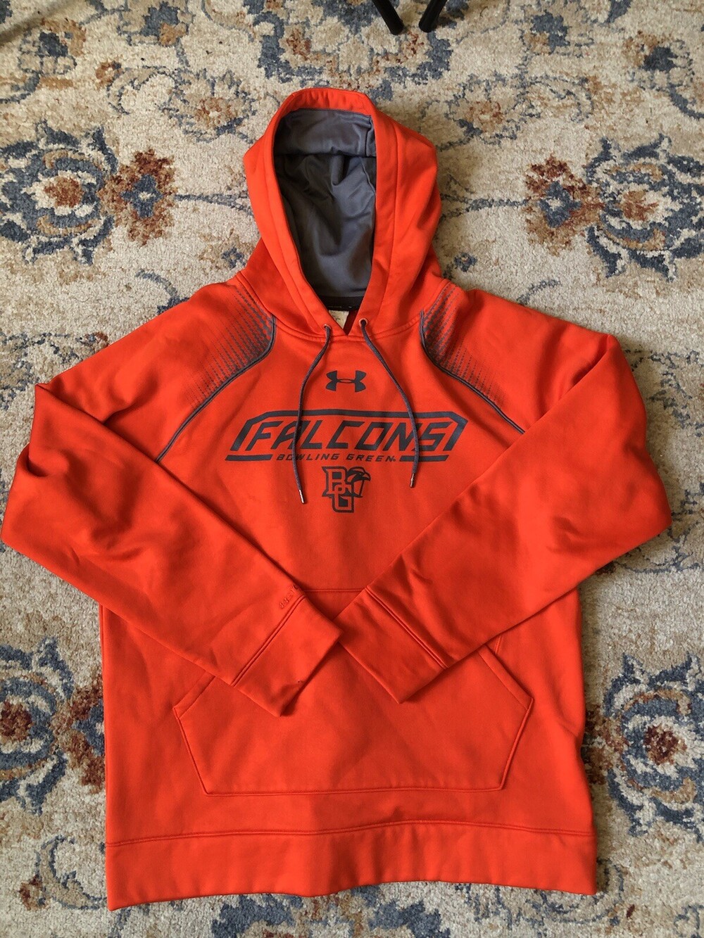Under Armour Storm Hoodie Bowling Green Orange Pullover Men’s Size Medium